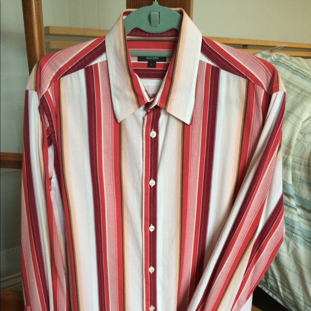 Alfani Men’s Dress Shirt Button Front